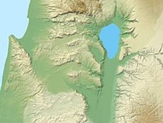 היכרות עם המפה של ישראל