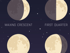עפים על הירח: מופעי ירח