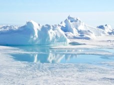 המסת הקרח בקוטב הצפוני, נאס"א