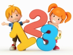 ילדים לומדים לזהות מספרים