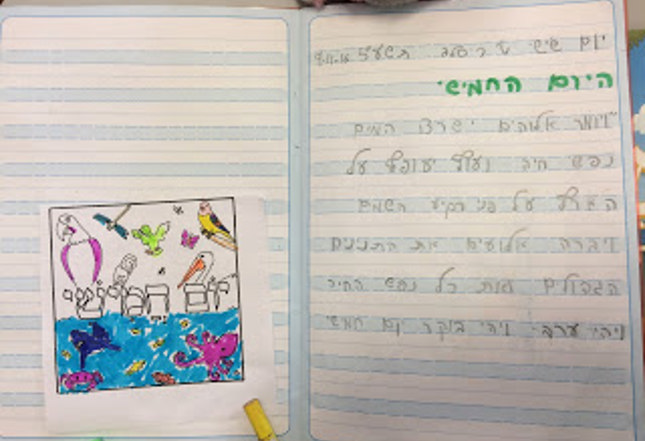 היום החמישי: בריאת החיים במים, העופות והתנינים