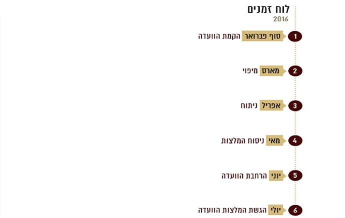 מטרות הועדה
