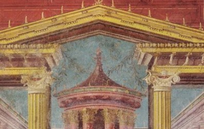 Roman fresco from Boscoreale