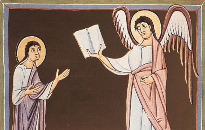 Angel With Little Book