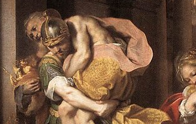 Aeneas' Flight from Troy
