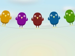 ציפורים על חוט תיל