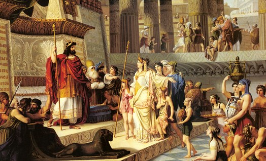 שלמה ומלכת שבא, ג'ובאני דמין, המאה ה-19