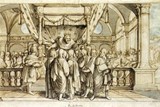 היוהרה של רחבעם, ציור מאת הנס הולביין הבן, באזל, 1530 