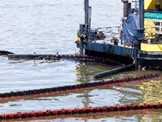 תרגיל זיהום ים בנמל אשדוד
