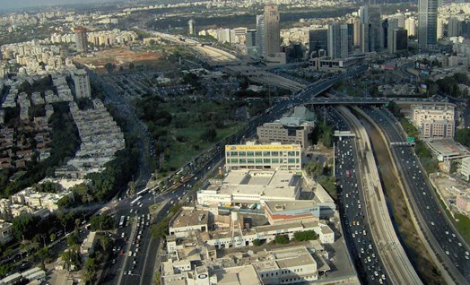 מרכז תל אביב - אזורי תחבורה, מסחר ומשרדים ומגורים
