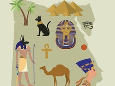 מפות עתיקות של יציאת מצרים 