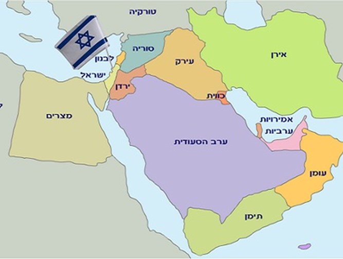 גבולות ושכנים בישראל