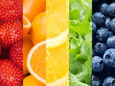 פירות וירקות ב-5 צבעים 