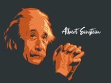 שרגא בישגדא – אלברט איינשטיין