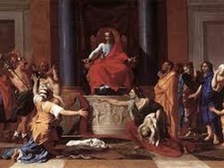 שלמה המלך ומלכת שבא: פסל עשוי מחול, מוזיאון ארץ ישראל