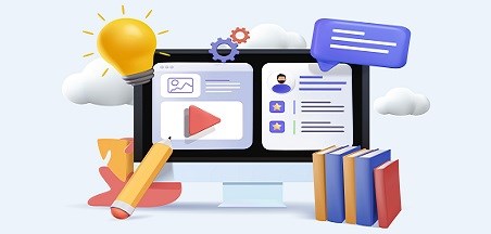 מחשב עם כלים דיגיטליים