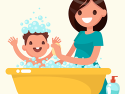 הסבון בכה מאוד