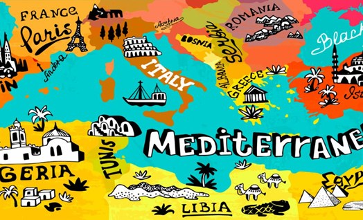 מדינות לחופי הים התיכון