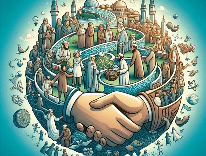 توثيقُ العلاقاتِ بينَ النّاس