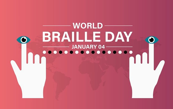 יום הברייל הבין-לאומי מתקיים ב-4 לינואר בכל העולם